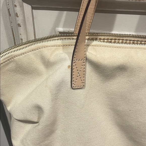 Vintage Kate Spade Tan and Red Tote Bag - Picture 10 of 10